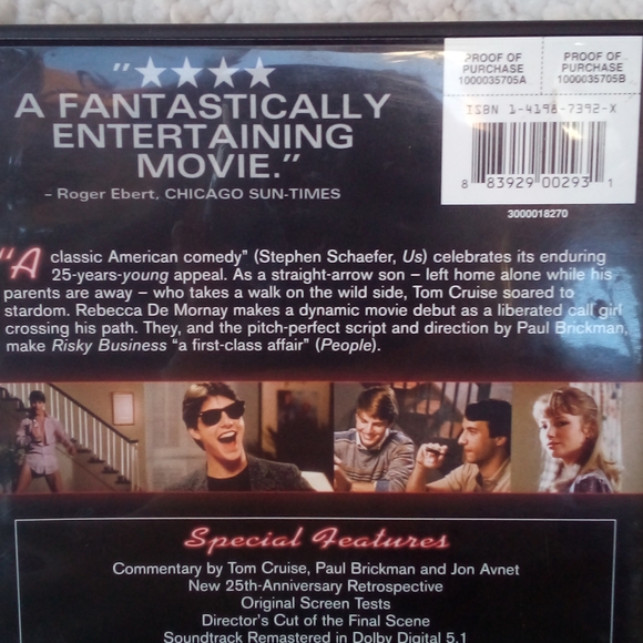 DVD - R - Risky Business - Picture 2 of 3